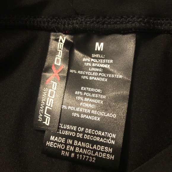 NWT ZEROXPOSUR Ladies Scuba Tankini Swim Suit 2 Pc Set (Carmine) Medium - Picture 7 of 9